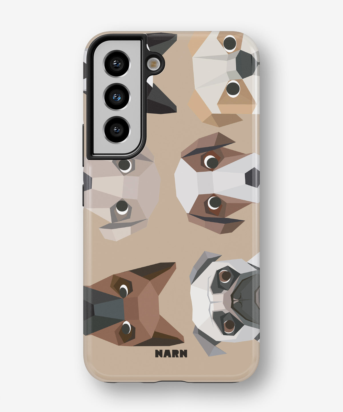 Samsung Galaxy S21 FE Tough Case – Cute Dogs - View 1