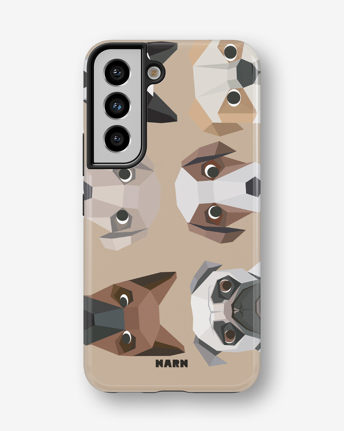 Samsung Galaxy S21 FE Tough Case – Cute Dogs - View 1