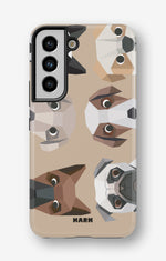Samsung Galaxy S21 FE Tough Case – Cute Dogs - View 1
