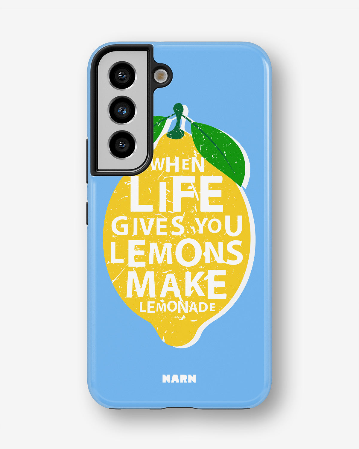 Samsung Galaxy S21 FE Tough Case – Lemon Quote - View 1