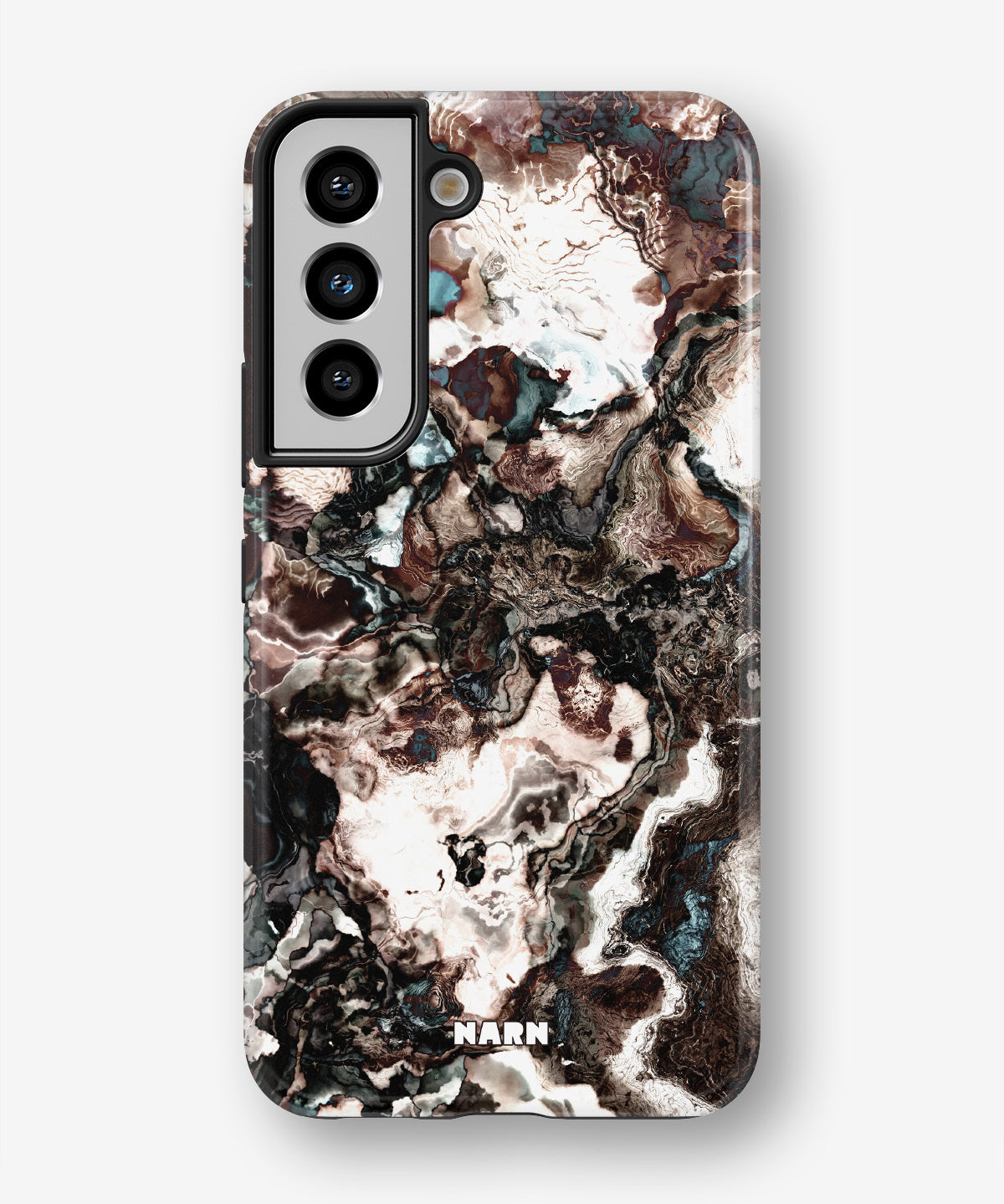 Samsung Galaxy S21 FE Tough Case – Marble Brown - View 1