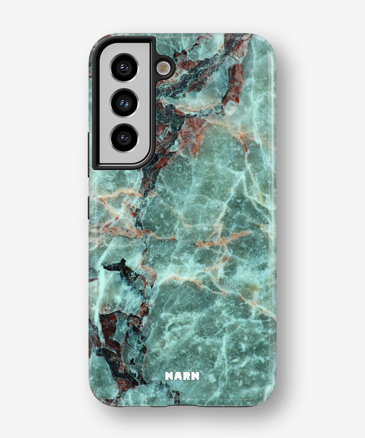Samsung Galaxy S21 FE Tough Case – Green Marble - View 1