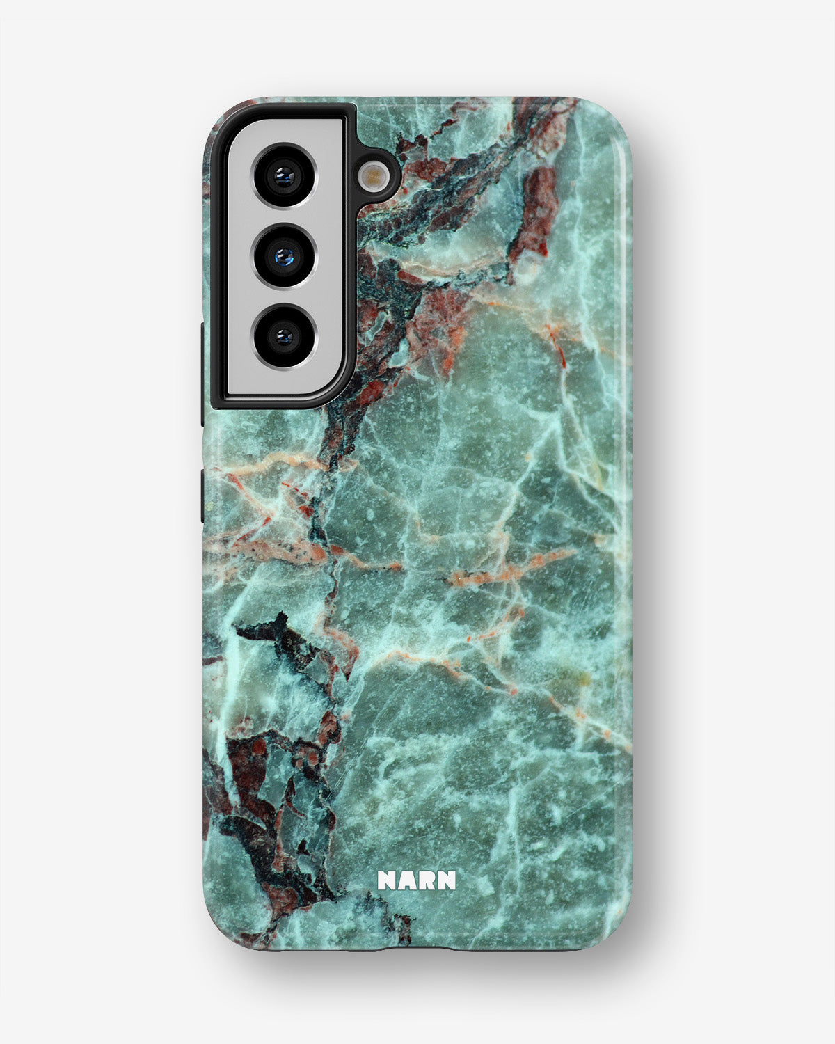Samsung Galaxy S21 FE Tough Case – Green Marble - View 1