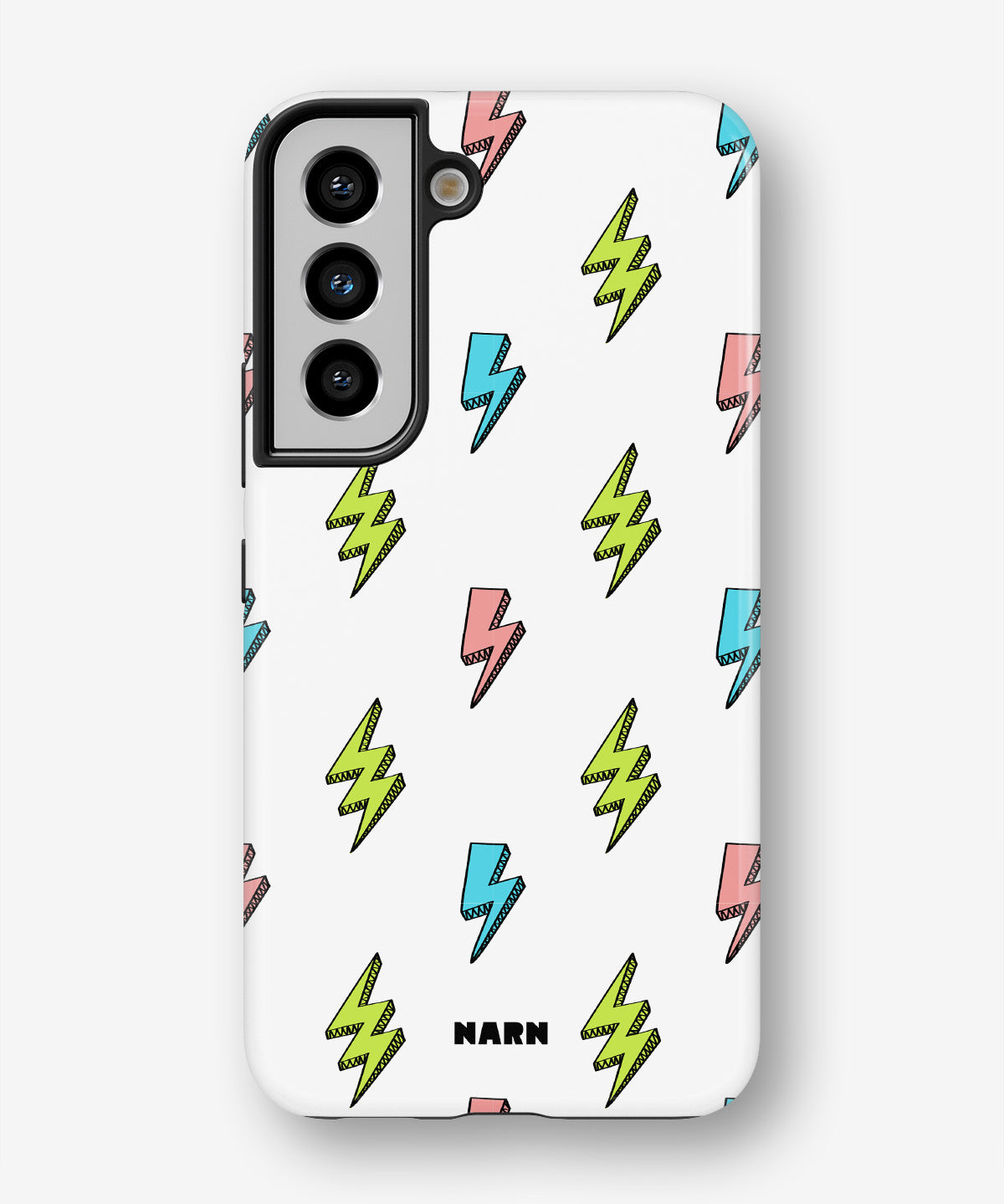 Samsung Galaxy S21 FE Tough Case – Lightning Bolts - View 1