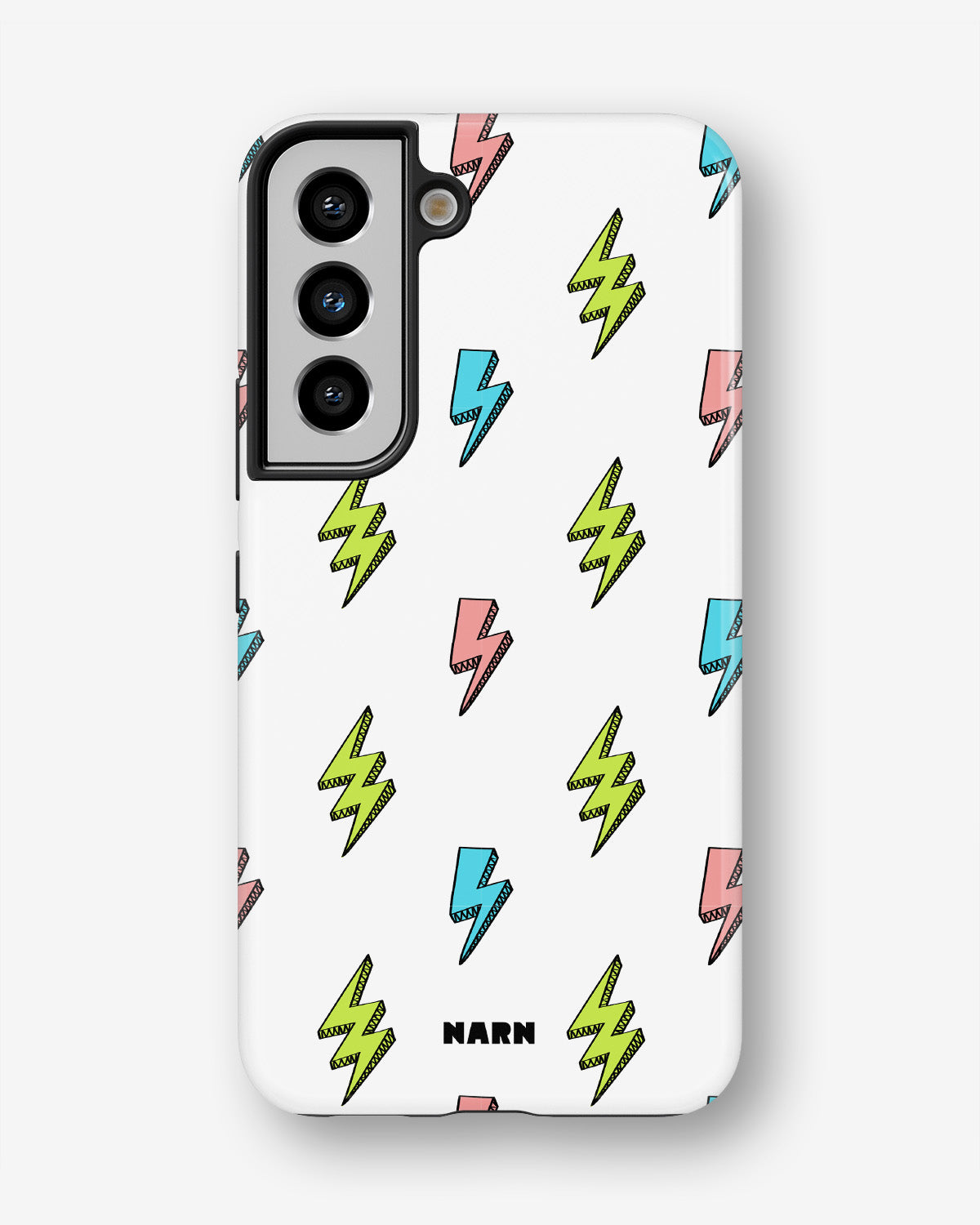Samsung Galaxy S21 FE Tough Case – Lightning Bolts - View 1