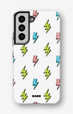 Samsung Galaxy S21 FE Tough Case – Lightning Bolts - View 1