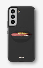 Samsung Galaxy S21 FE Tough Case – Golden Lips - View 1