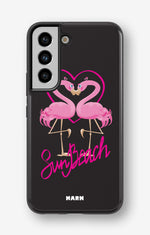 Samsung Galaxy S21 FE Tough Case – Beach Flamingo - View 1