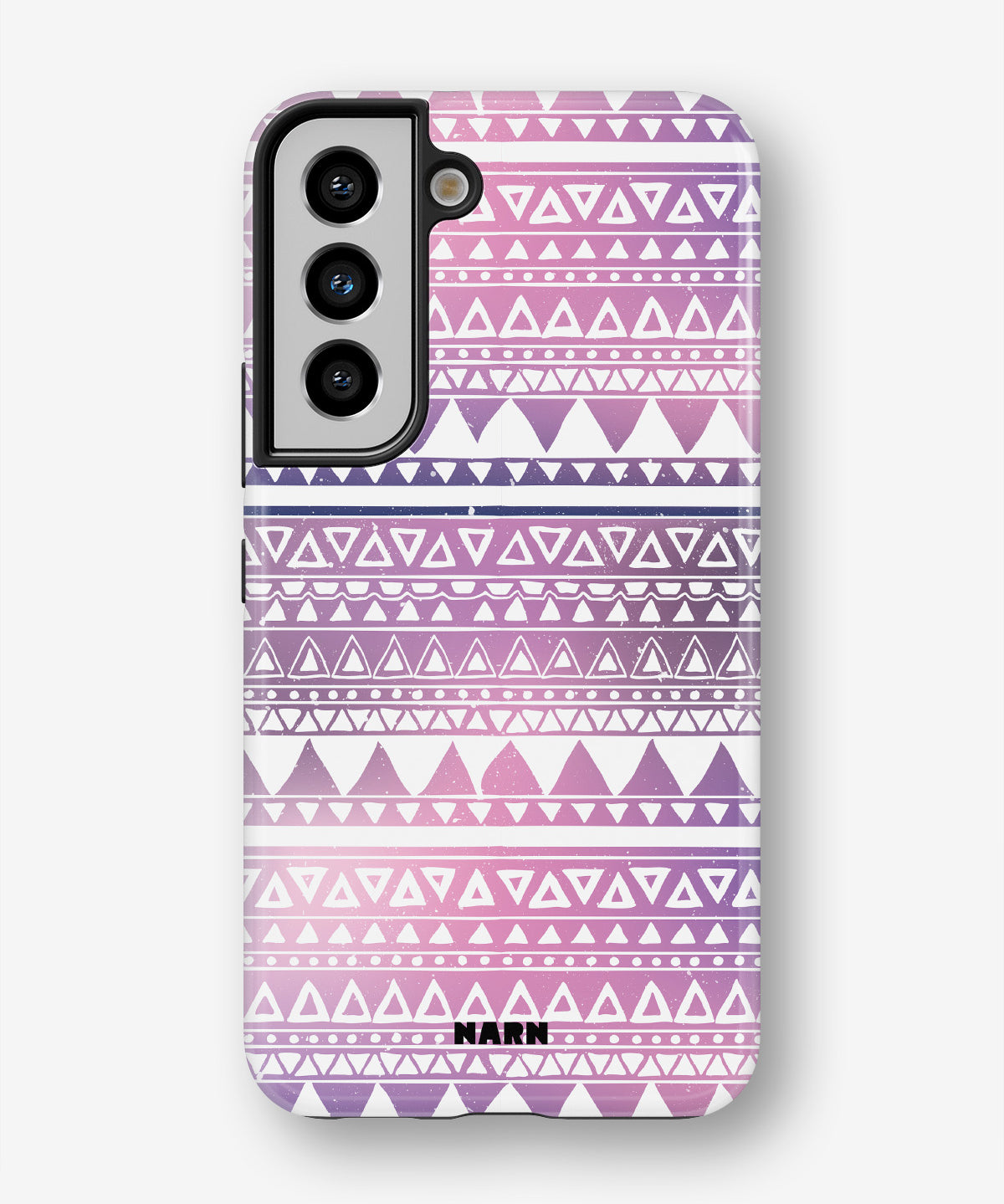 Samsung Galaxy S21 FE Tough Case – Purple Aztec - View 1