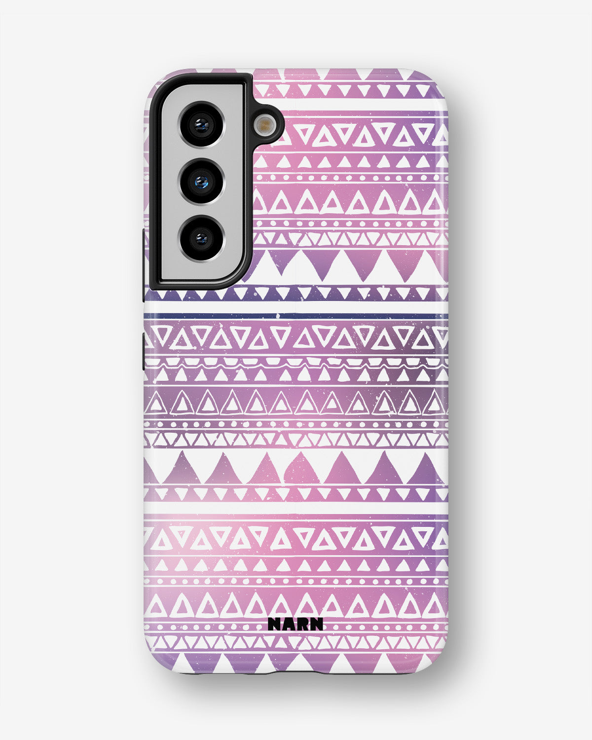 Samsung Galaxy S21 FE Tough Case – Purple Aztec - View 1