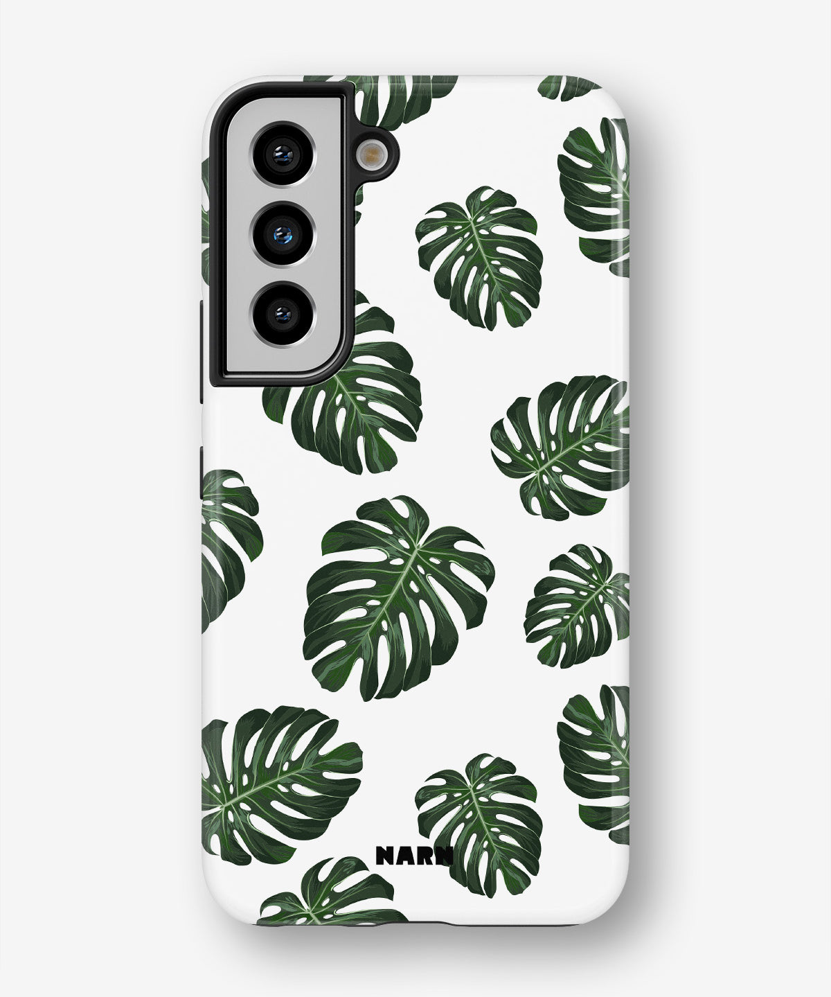 Samsung Galaxy S21 FE Tough Case – Monstera Pattern - View 1