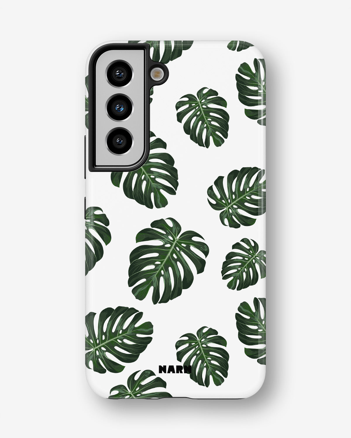 Samsung Galaxy S21 FE Tough Case – Monstera Pattern - View 1