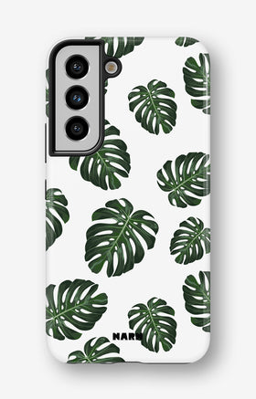 Samsung Galaxy S21 FE Tough Case – Monstera Pattern - View 1