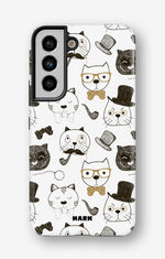 Samsung Galaxy S21 FE Tough Case – Cartoon Cats - View 1