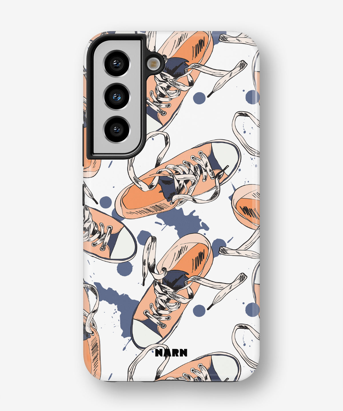 Samsung Galaxy S21 FE Tough Case – Apricot Sneakers - View 1