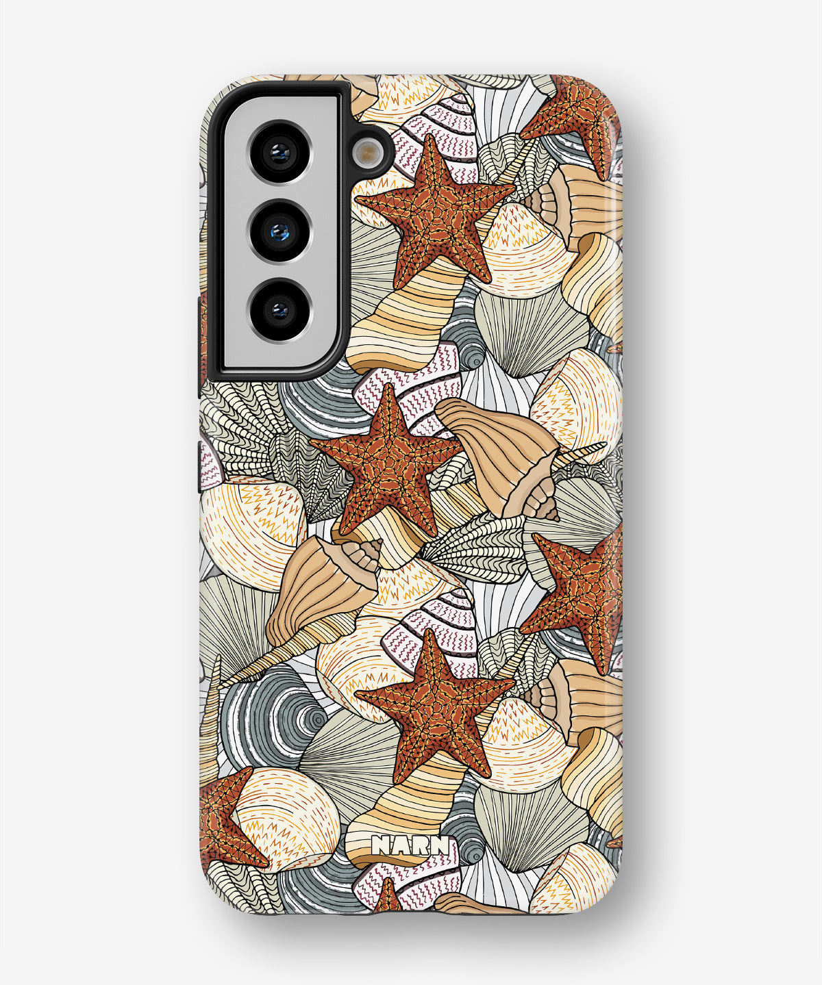Samsung Galaxy S21 FE Tough Case – Sea Shells - View 1