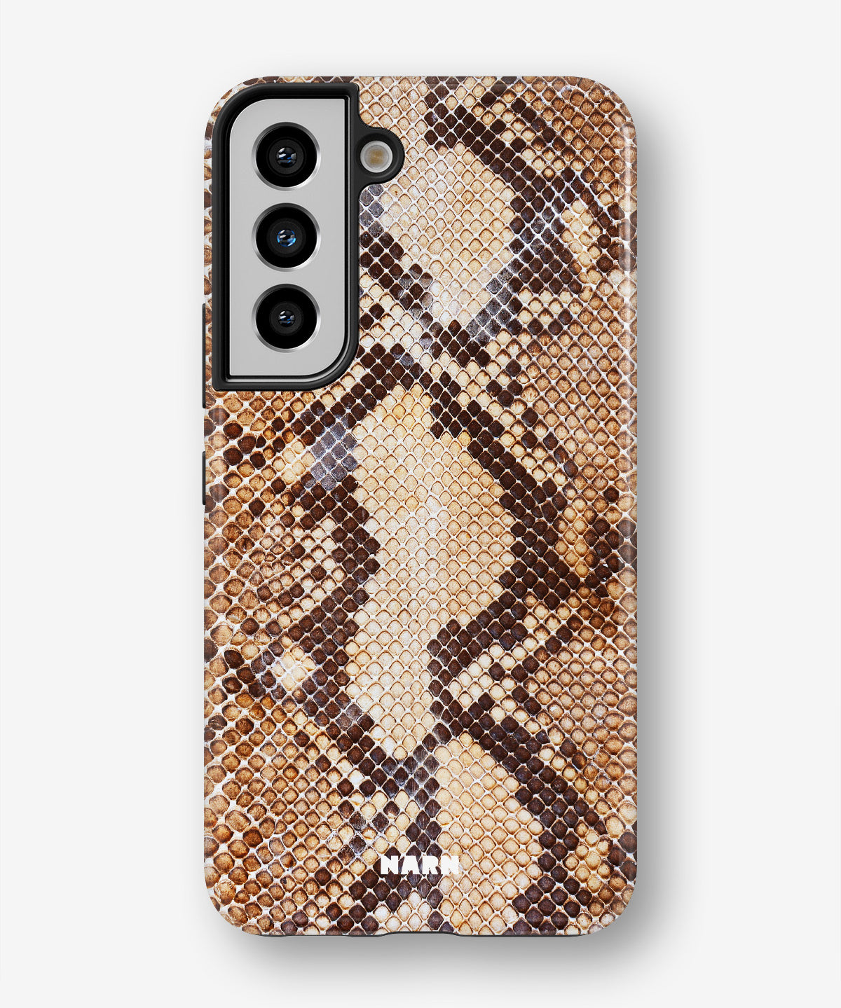 Samsung Galaxy S21 FE Tough Case – Brown Snakeskin - View 1
