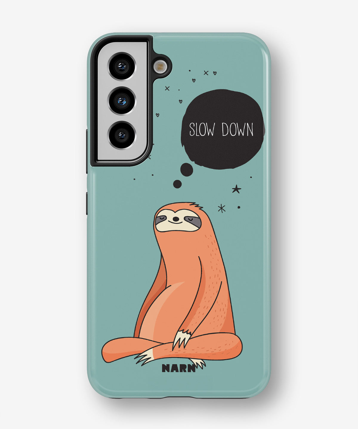 Samsung Galaxy S21 FE Tough Case – Slow Down Sloth - View 1