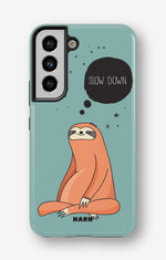 Samsung Galaxy S21 FE Tough Case – Slow Down Sloth - View 1