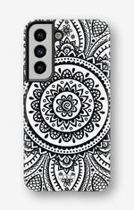 Samsung Galaxy S21 FE Tough Case – Henna Mandala - View 1