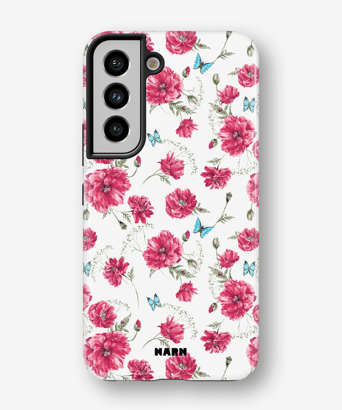 Samsung Galaxy S21 FE Tough Case – Poppies in Bloom - View 1