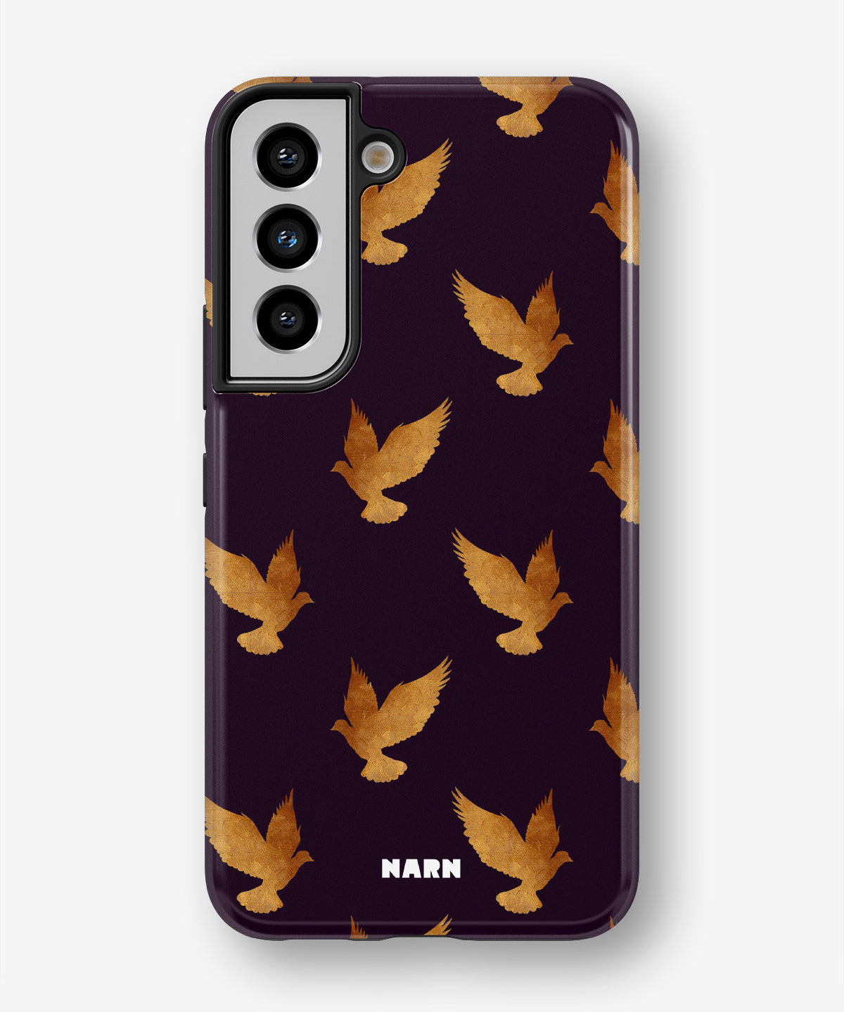Samsung Galaxy S21 FE Tough Case – Royal Doves - View 1