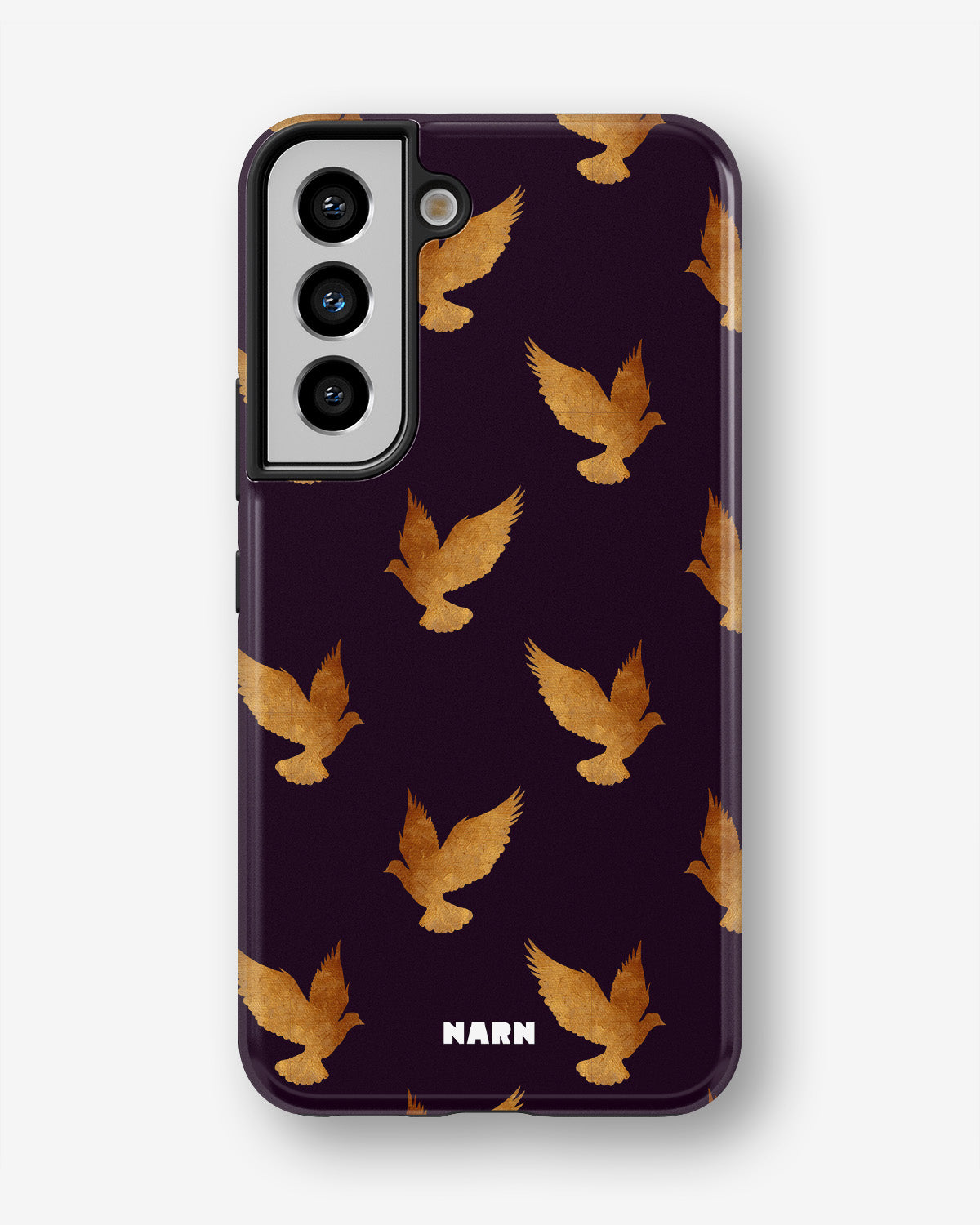 Samsung Galaxy S21 FE Tough Case – Royal Doves - View 1