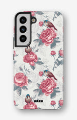 Samsung Galaxy S21 FE Tough Case – Birds Among Roses - View 1