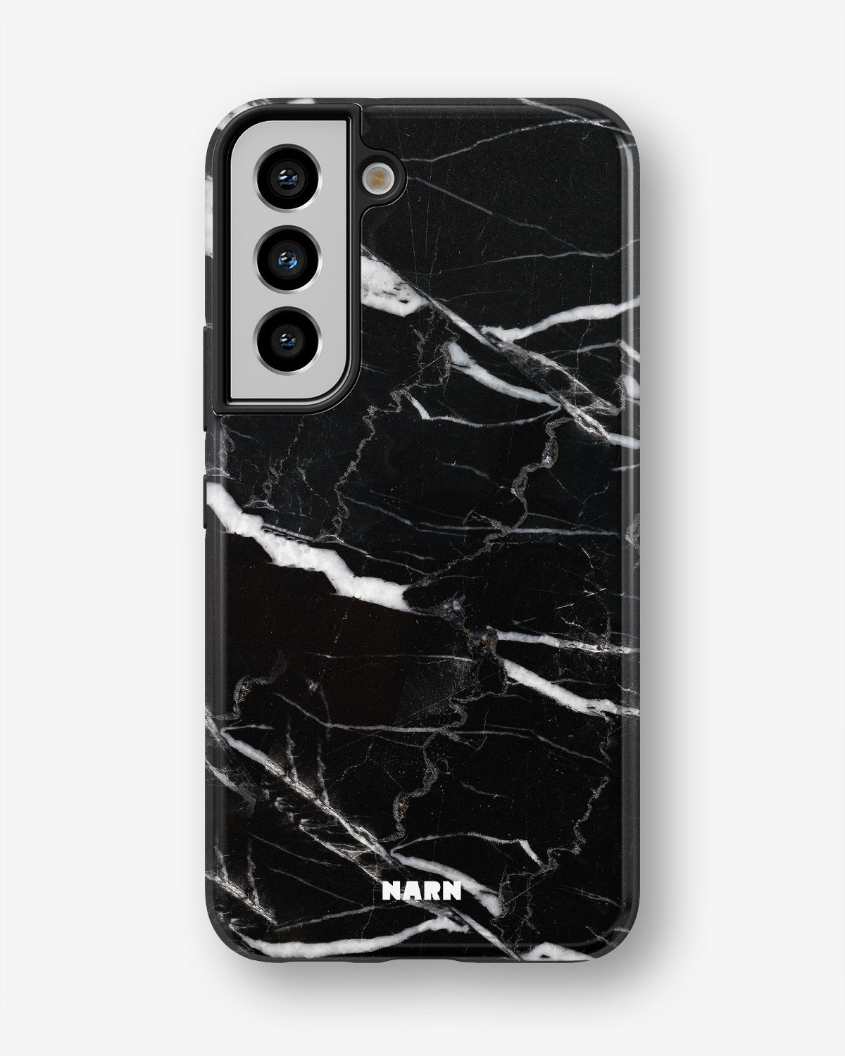 Samsung Galaxy S21 FE Tough Case – Black Marble - View 1