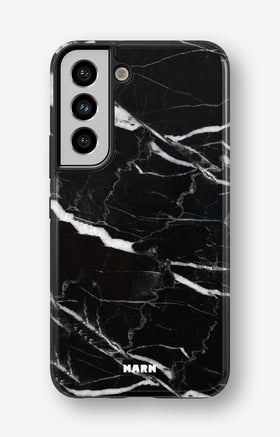 Samsung Galaxy S21 FE Tough Case – Black Marble - View 1