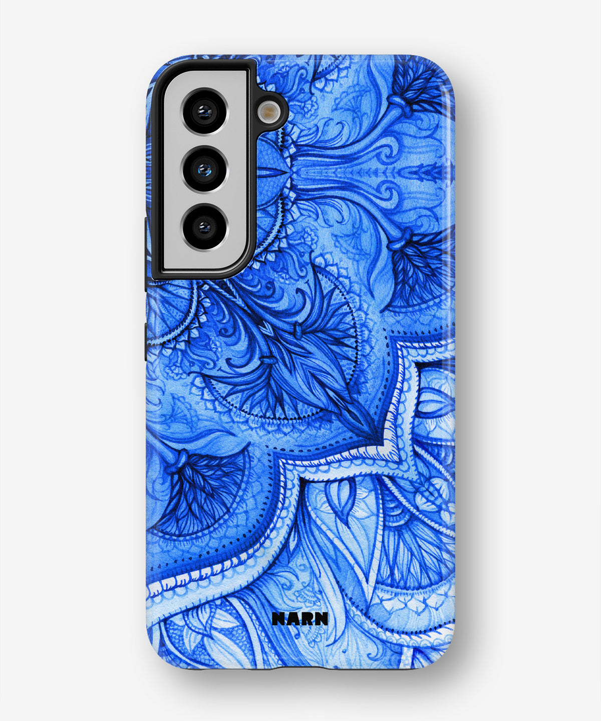 Samsung Galaxy S21 FE Tough Case – Blue Vintage - View 1