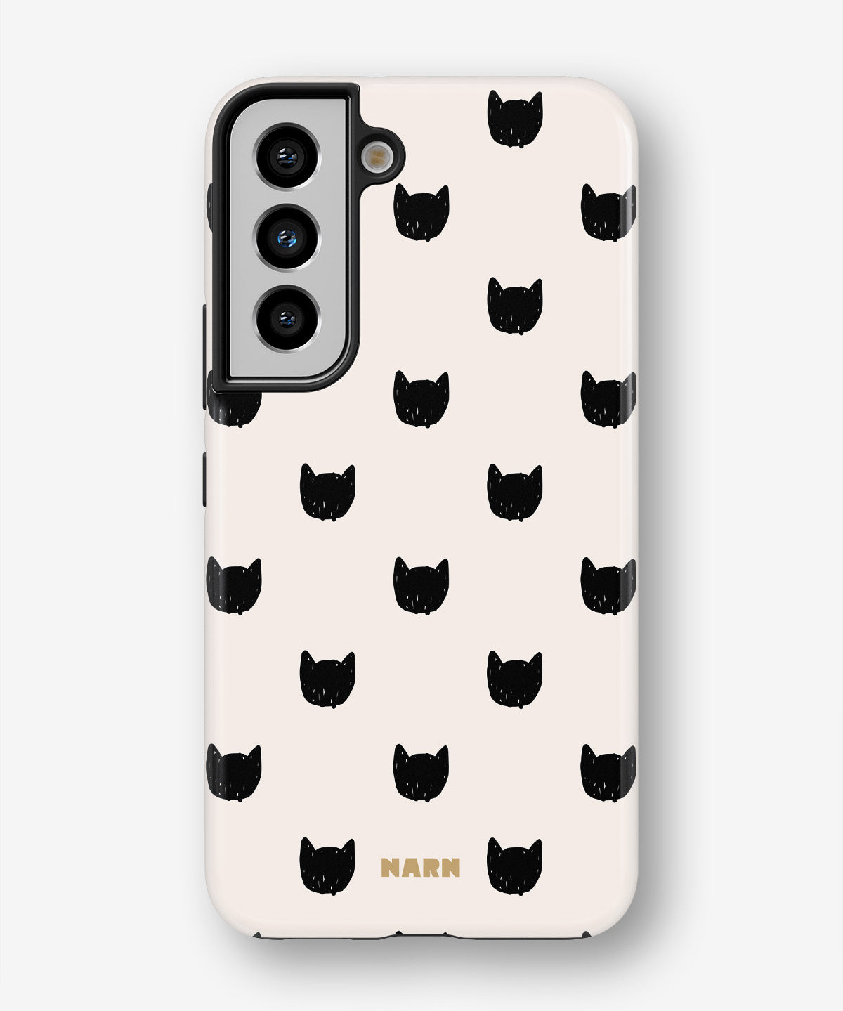 Samsung Galaxy S21 FE Tough Case – Kitty Dots - View 1