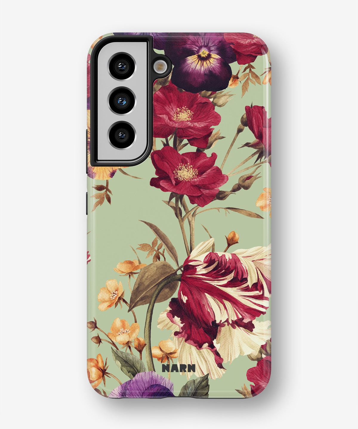 Samsung Galaxy S21 FE Tough Case – Pansy Pansy - View 1