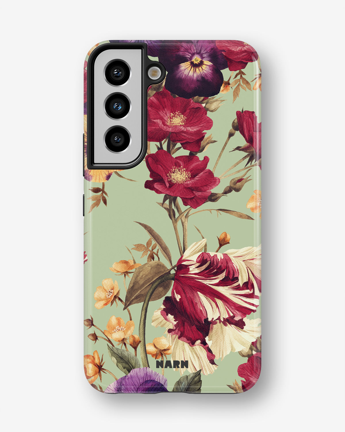 Samsung Galaxy S21 FE Tough Case – Pansy Pansy - View 1