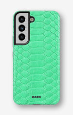Samsung Galaxy S21 FE Tough Case – Turquoise Snake - View 1