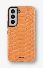Samsung Galaxy S21 FE Tough Case – Orange Snake - View 1
