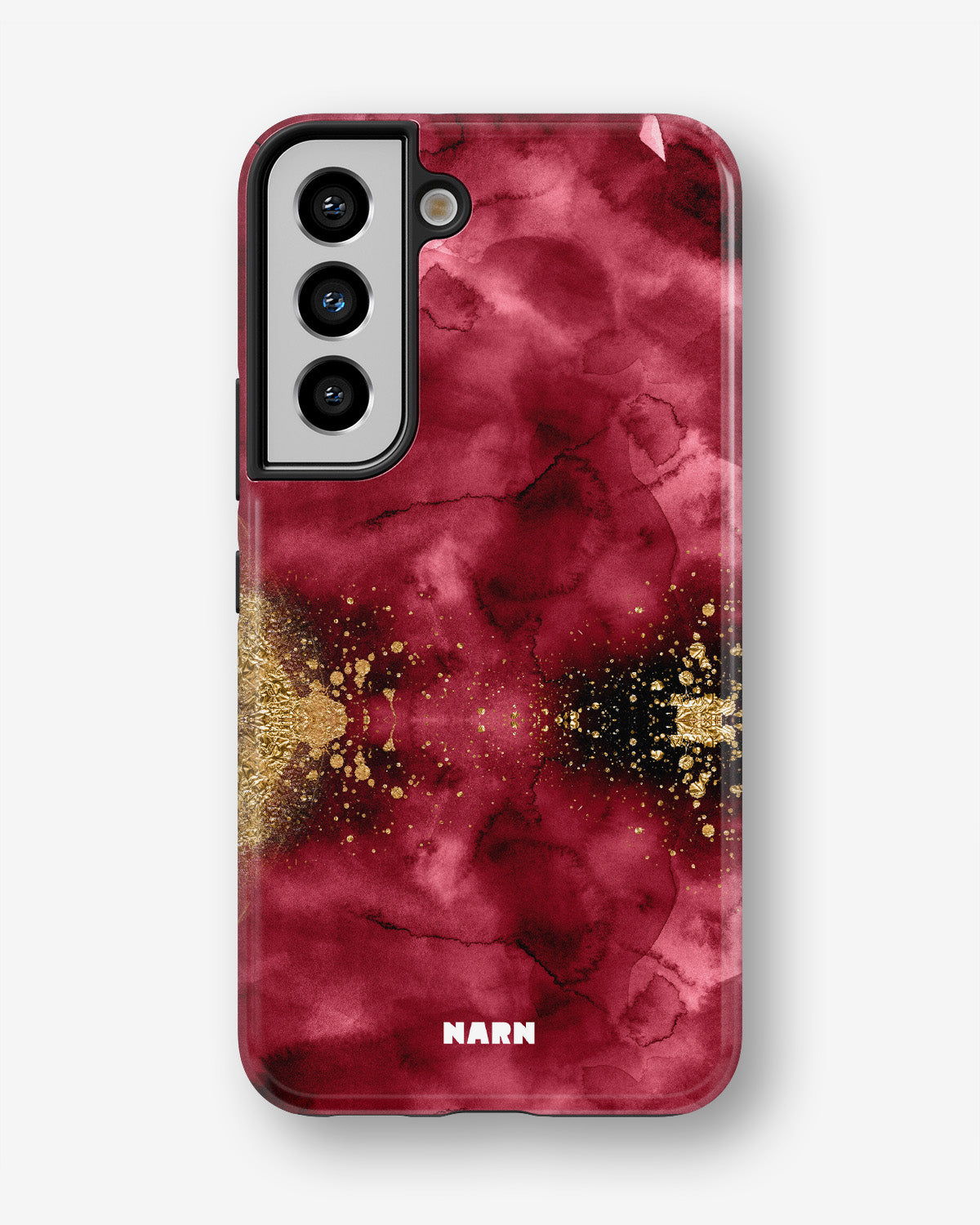 Samsung Galaxy S21 FE Tough Case – Burgendy Shimmer - View 1