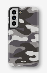 Samsung Galaxy S21 FE Tough Case – Grey Camo - View 1