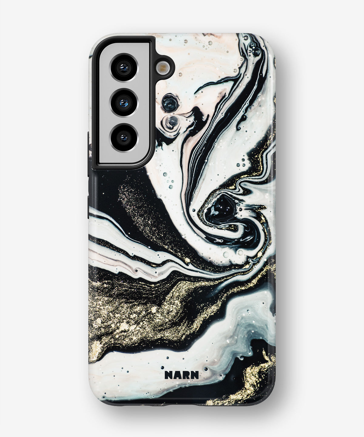 Samsung Galaxy S21 FE Tough Case – Golden Swirl - View 1