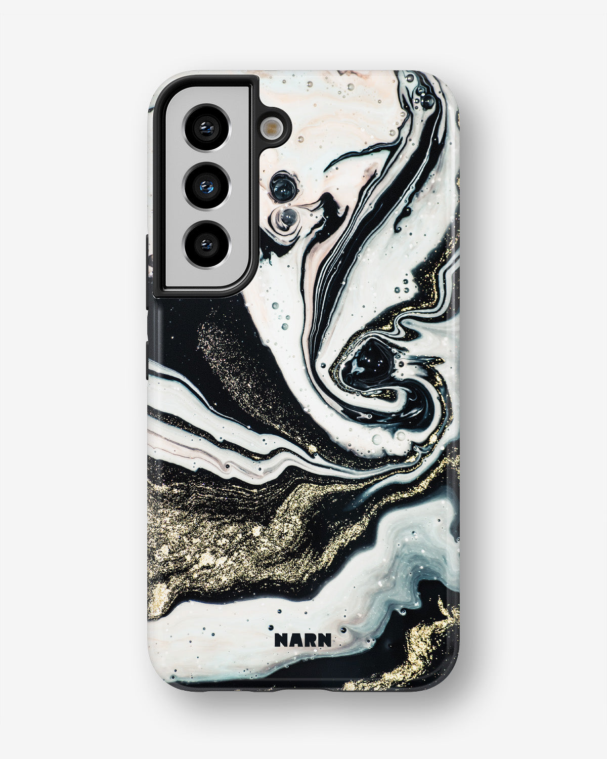 Samsung Galaxy S21 FE Tough Case – Golden Swirl - View 1