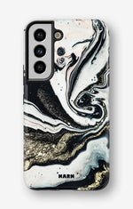 Samsung Galaxy S21 FE Tough Case – Golden Swirl - View 1