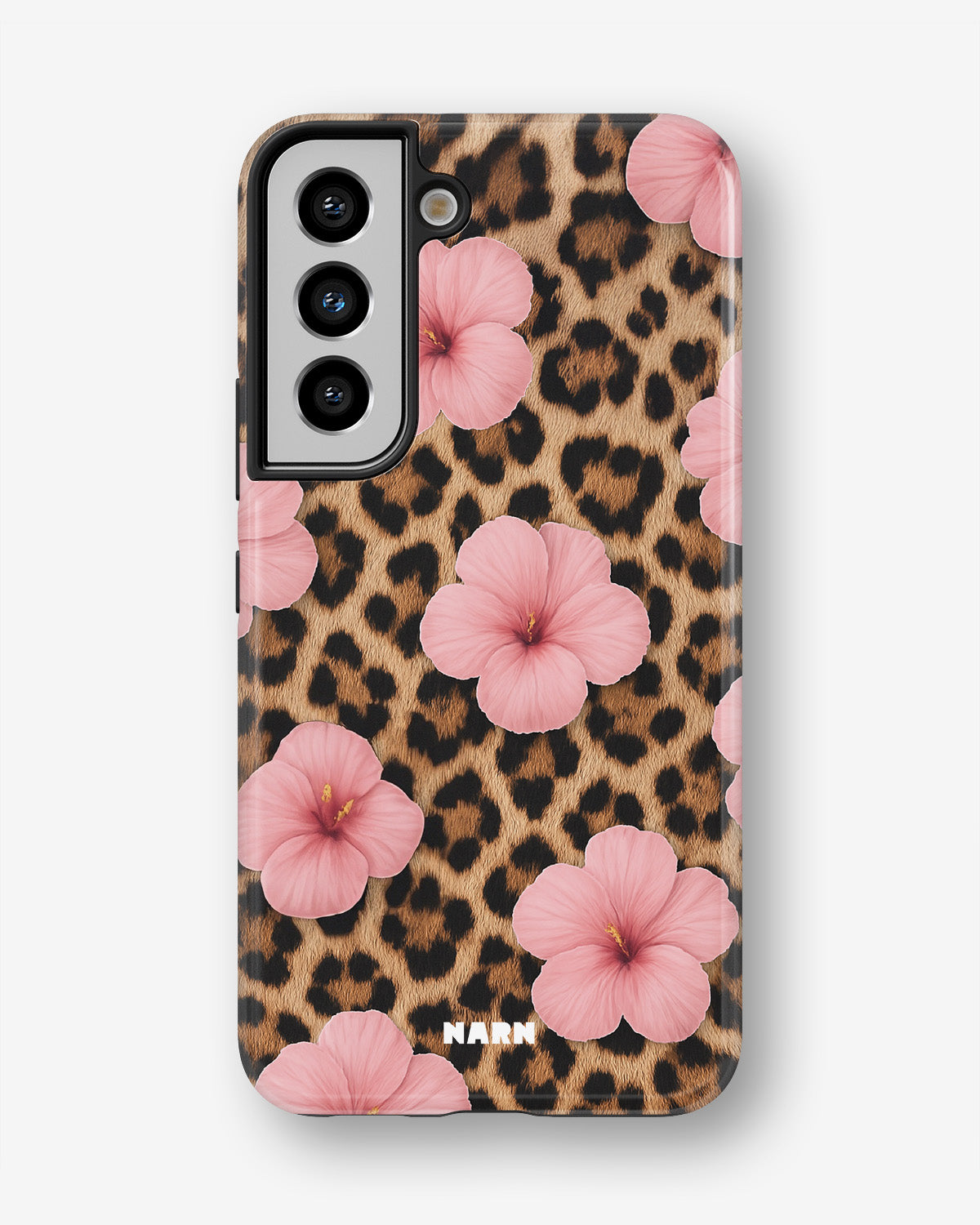Samsung Galaxy S21 FE Tough Case – Leopard Flower - View 1