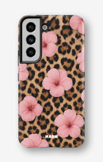 Samsung Galaxy S21 FE Tough Case – Leopard Flower - View 1