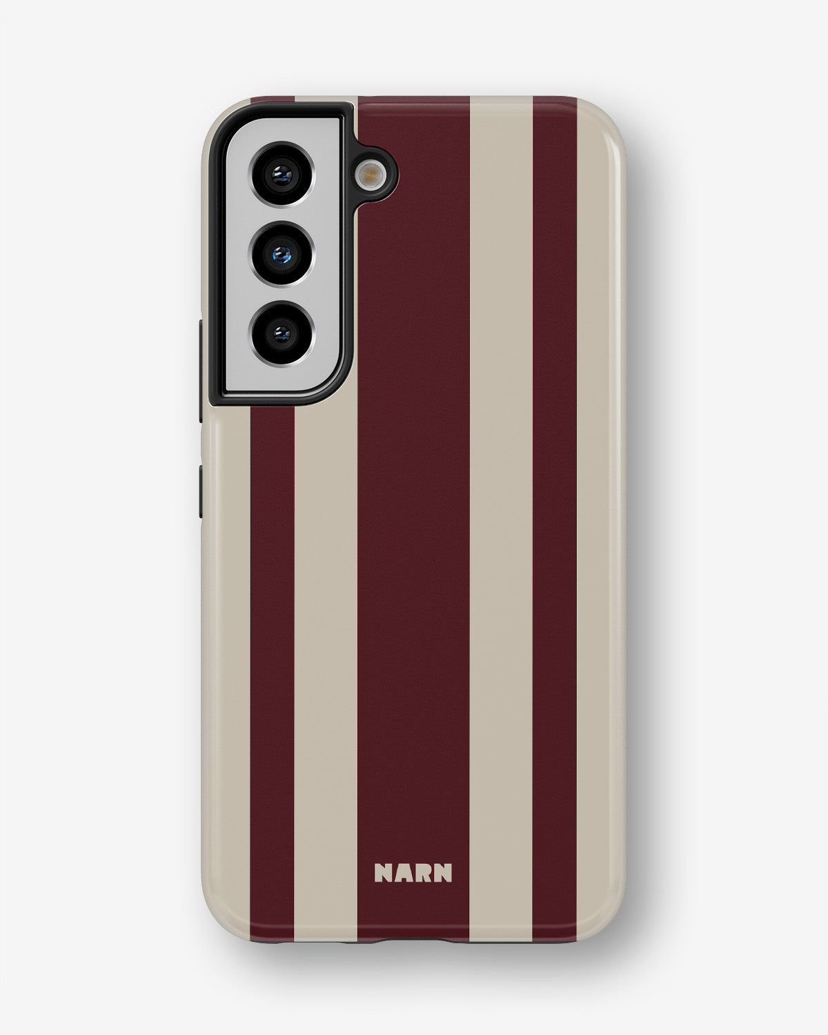 Samsung Galaxy S21 FE Tough Case – Bordeaux Stripe - View 1