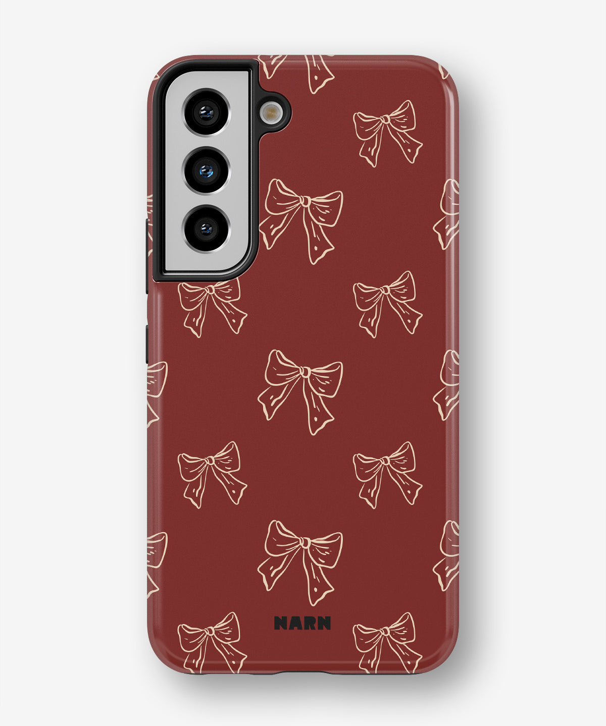 Samsung Galaxy S21 FE Tough Case – Cherry Bows - View 1