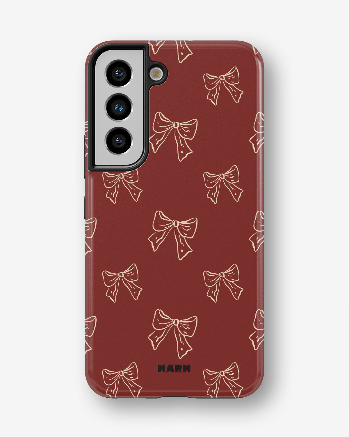 Samsung Galaxy S21 FE Tough Case – Cherry Bows - View 1