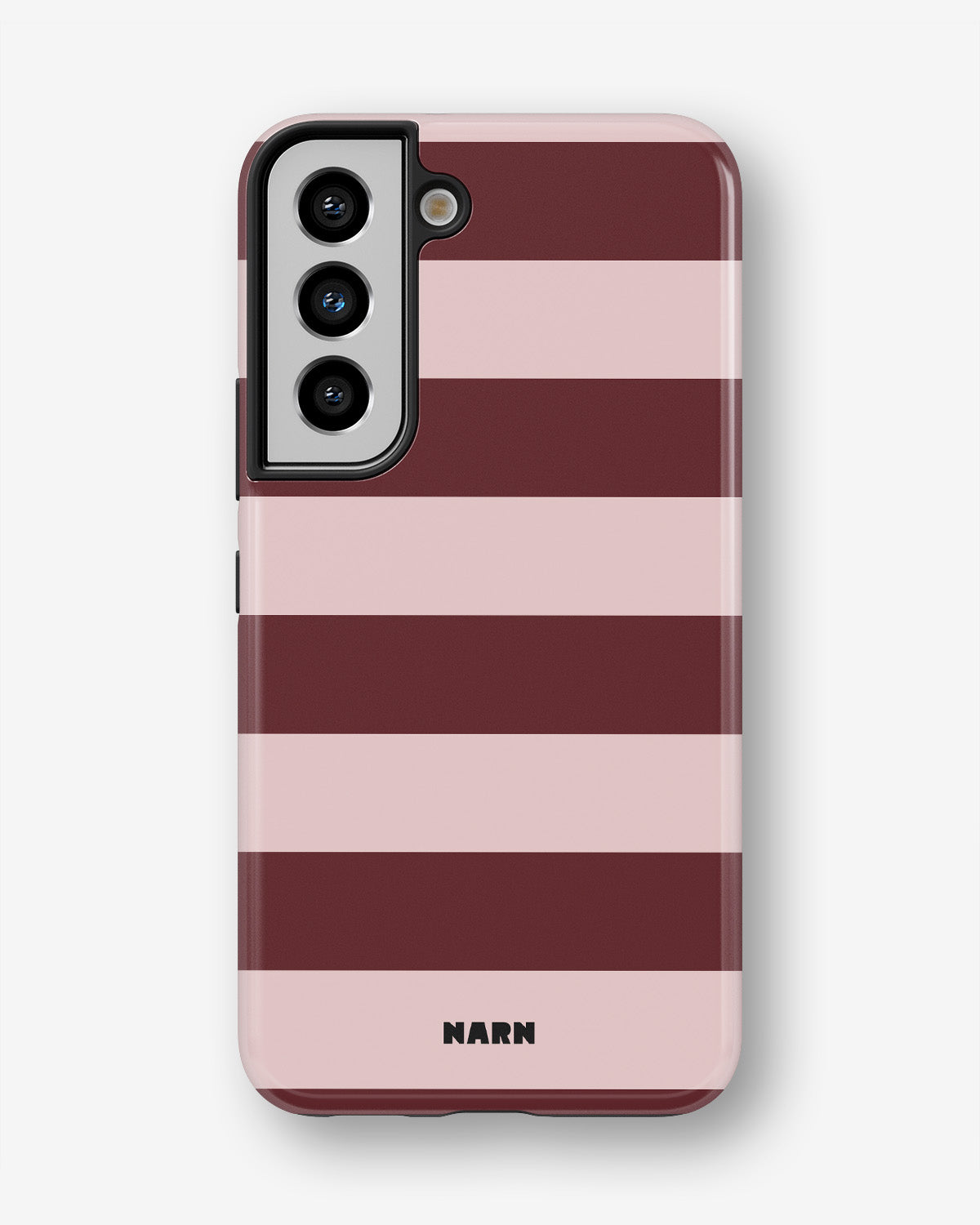 Samsung Galaxy S21 FE Tough Case – Cranberry Stripe - View 1