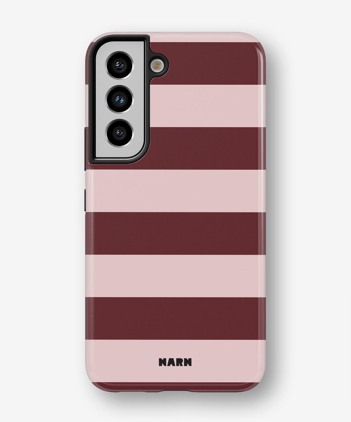 Samsung Galaxy S21 FE Tough Case – Cranberry Stripe - View 1