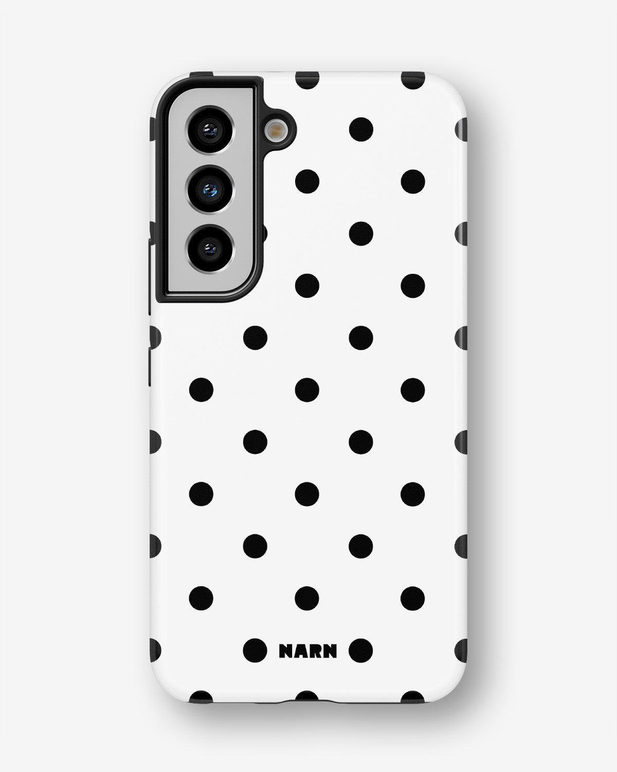 Samsung Galaxy S21 FE Tough Case – Mono Dots - View 1
