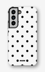 Samsung Galaxy S21 FE Tough Case – Mono Dots - View 1